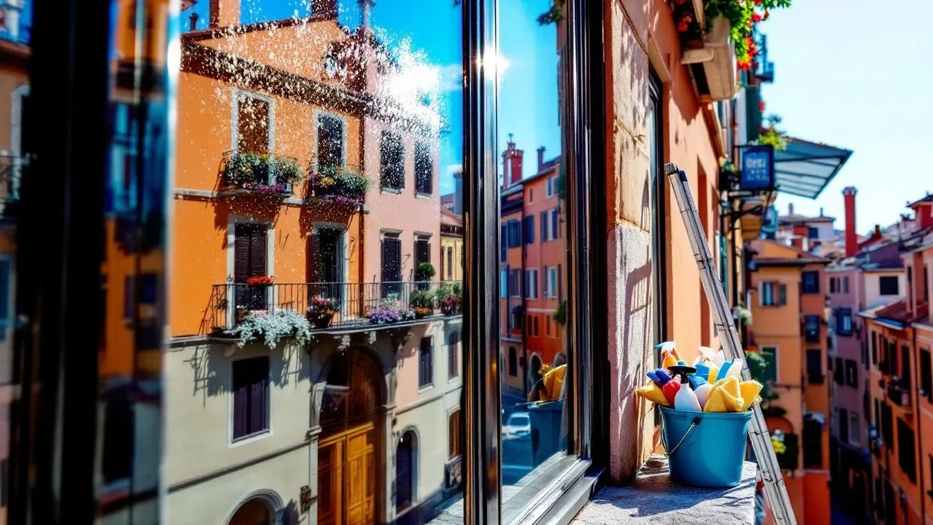 Ecco perché le imprese di pulizia lavano i vetri in metà tempo senza aloni