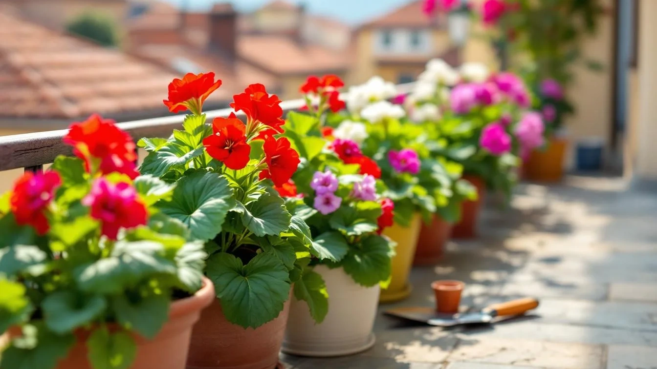 Gerani sul balcone: quando tirarli fuori e come prepararli alla bella stagione