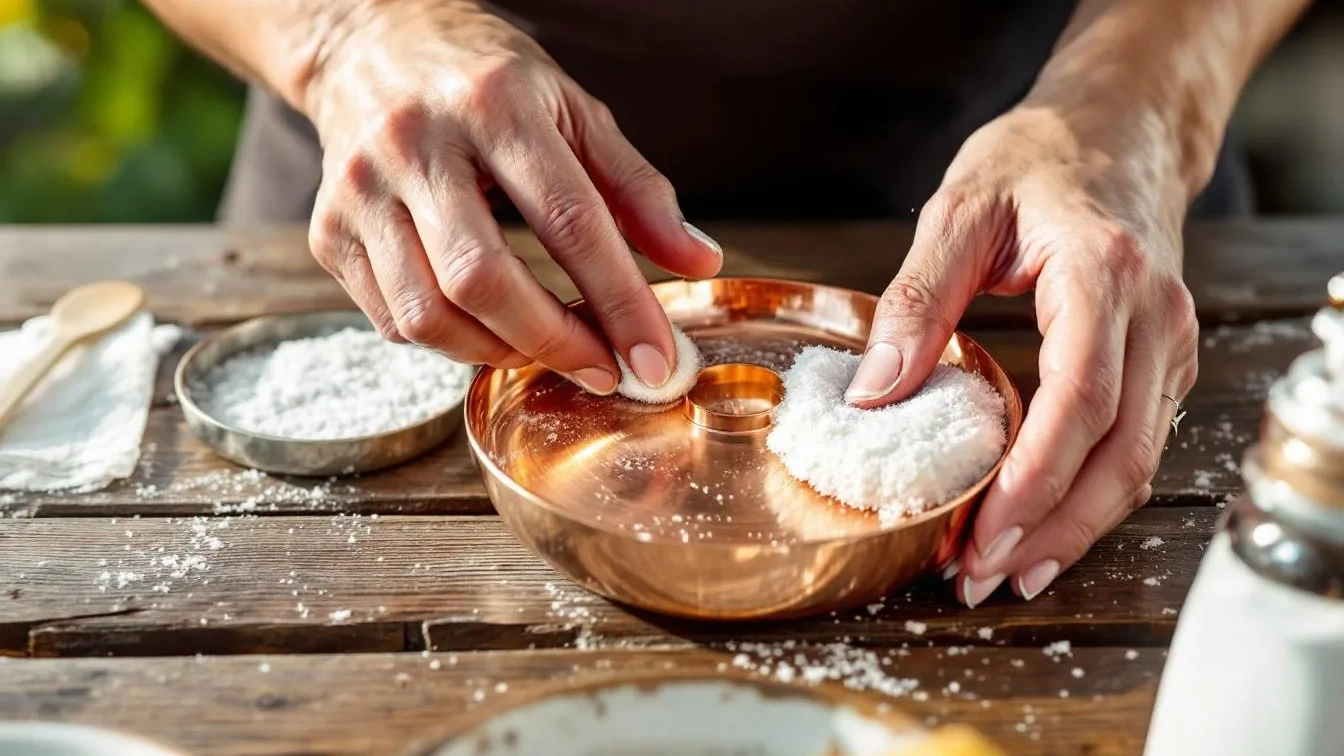 Ho usato questo trucco naturale, il rame ora brilla in pochi secondi