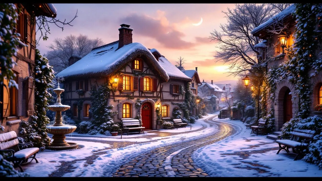 Ho visitato questo borgo in inverno, è il più bello che abbia mai visto