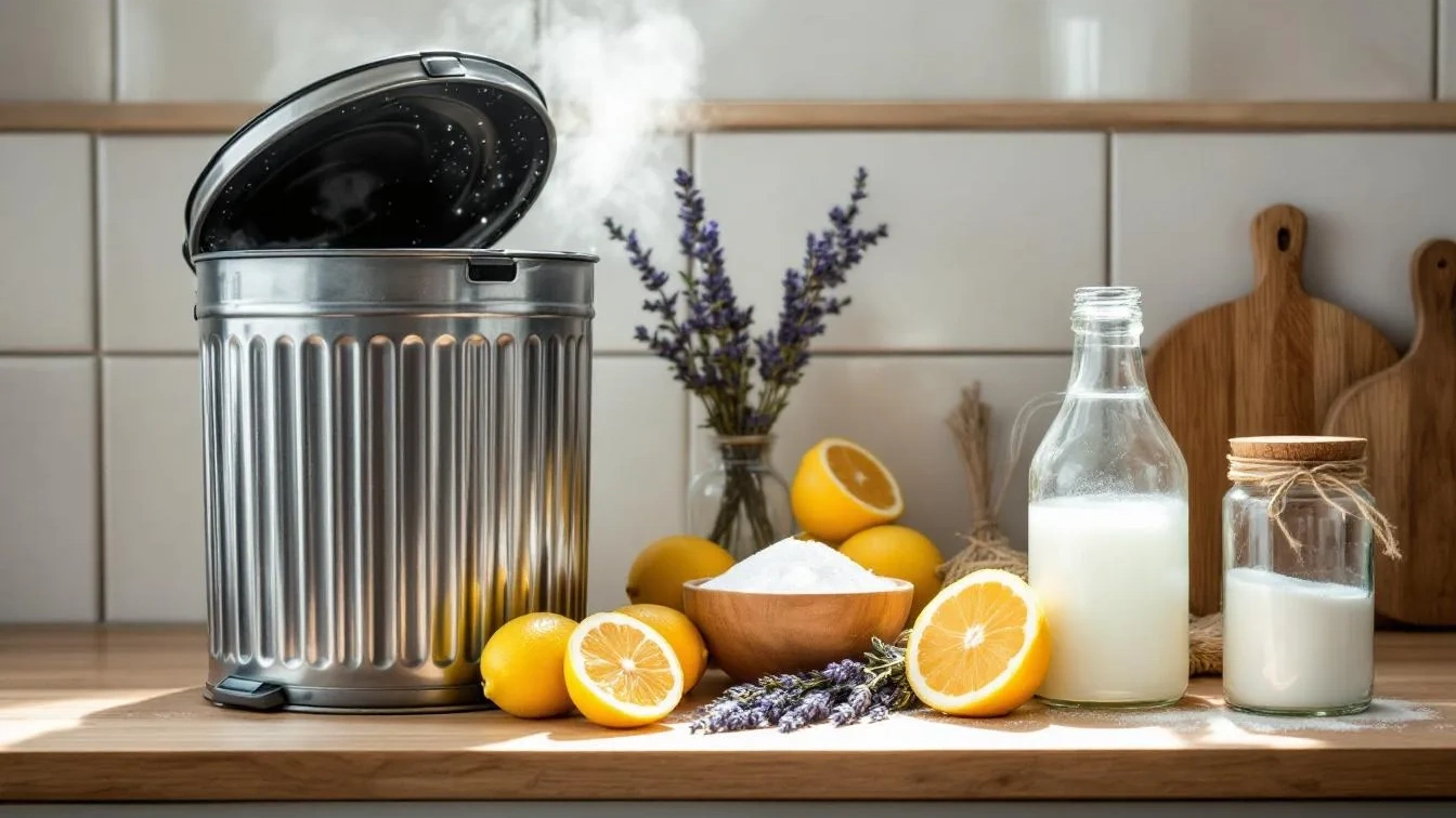 Pattumiera che puzza a fine inverno: come profumarla con quello che hai già in casa