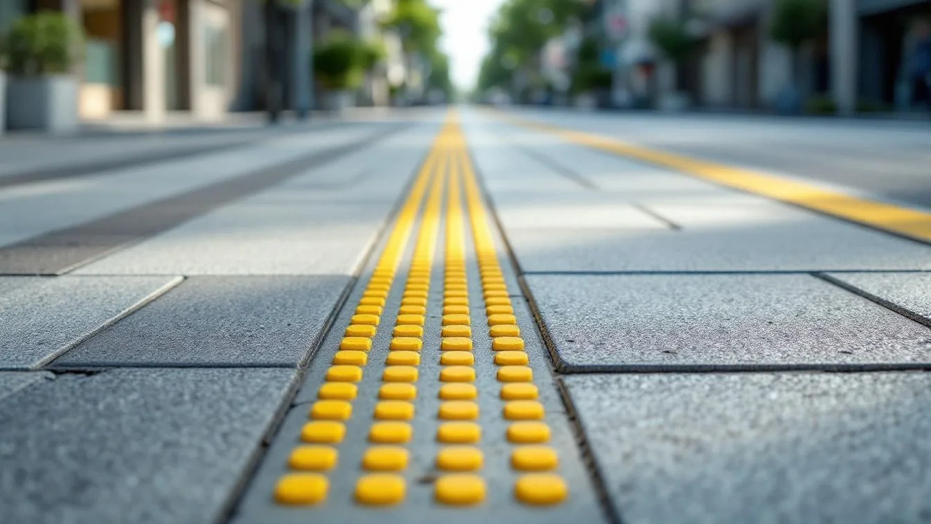 Perché i marciapiedi del Giappone hanno quelle linee gialle in rilievo