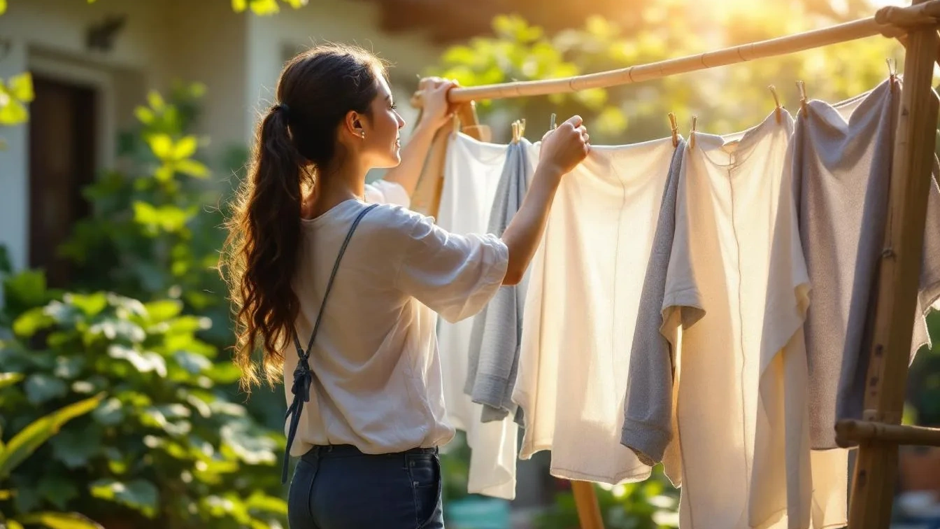 Questa tecnica giapponese poco conosciuta asciuga il bucato due volte più velocemente senza asciugatrice