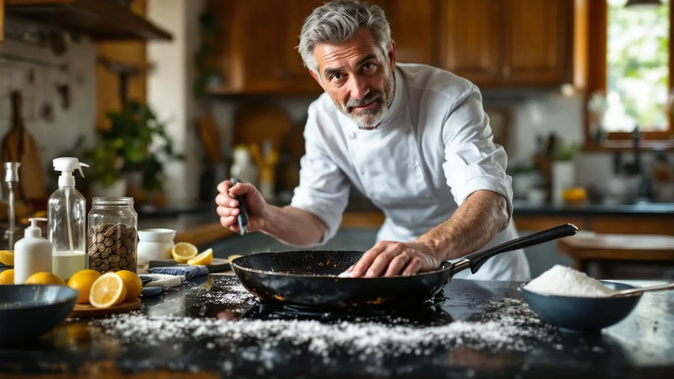 Un cuoco svela il metodo infallibile per pulire la tua padella bruciata