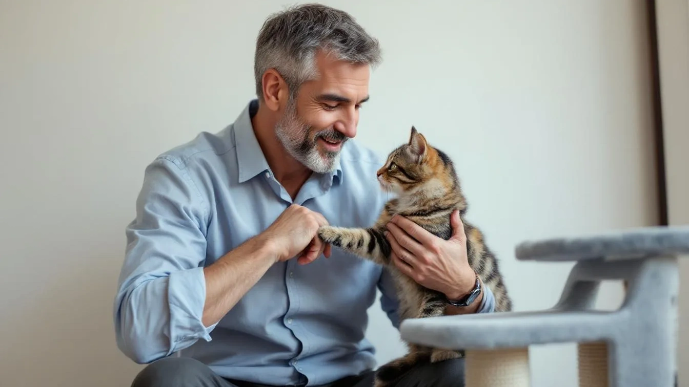 Un esperto svela cosa fare se il gatto graffia i mobili ogni giorno